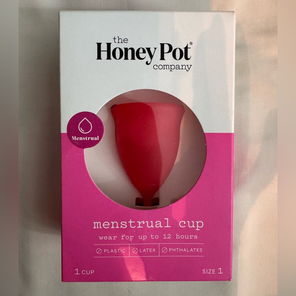 The Honey Pot Red Menstrual Cup - Size 1